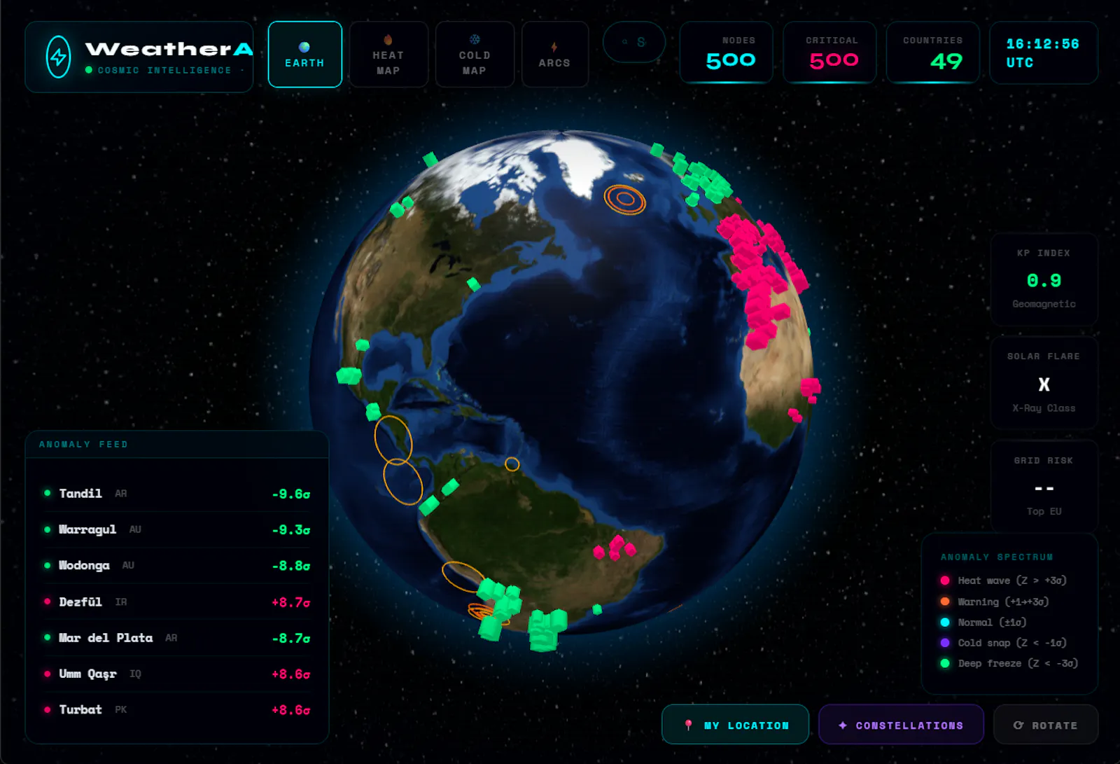 WeatherArb screenshot 2
