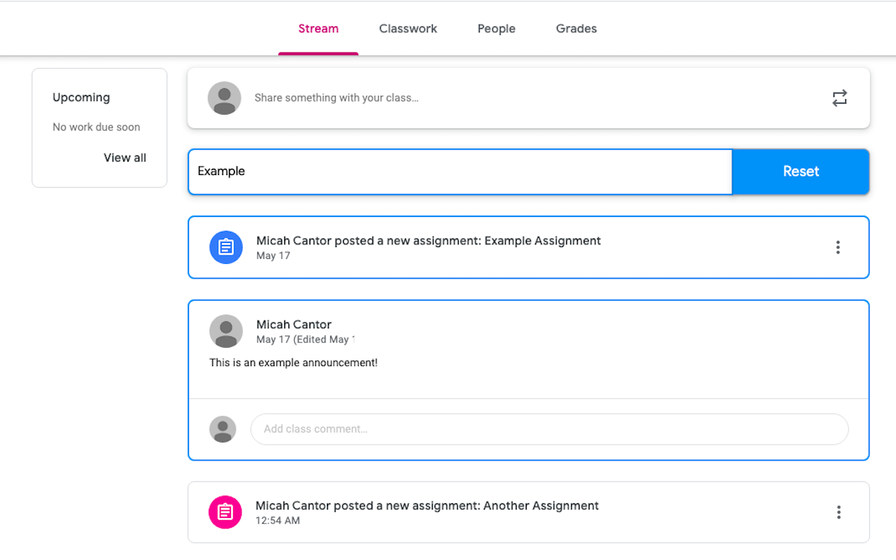 Search Bar for Classroom gallery image
