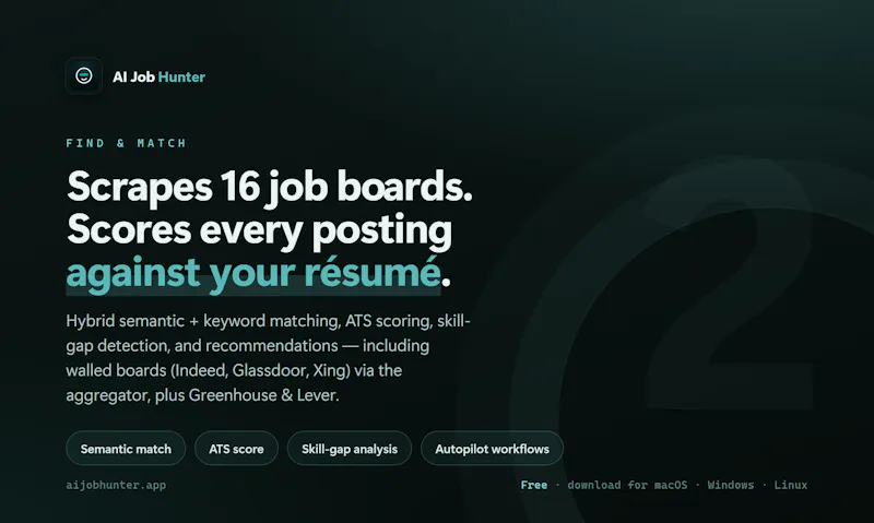 AI Job Hunter screenshot 2