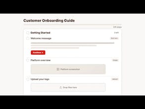 OnboardingHub gallery image