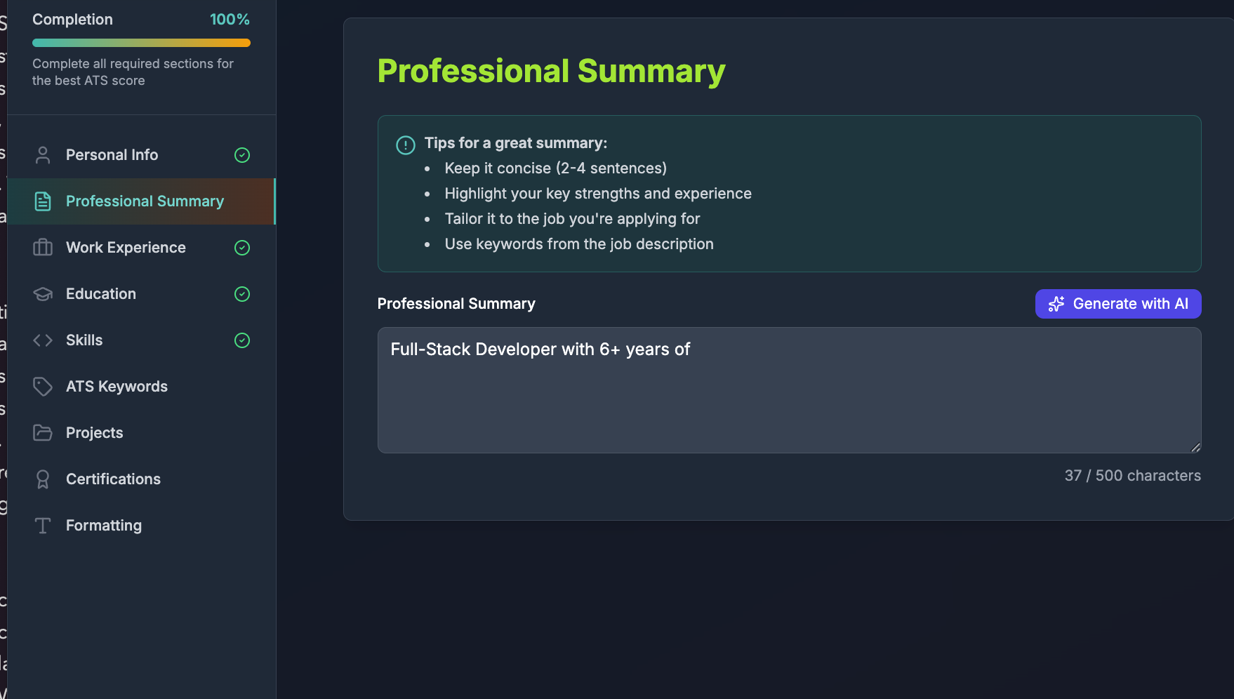 Smart ATS Resume gallery image