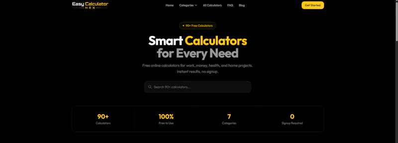 Easy Calculator Nex screenshot 1