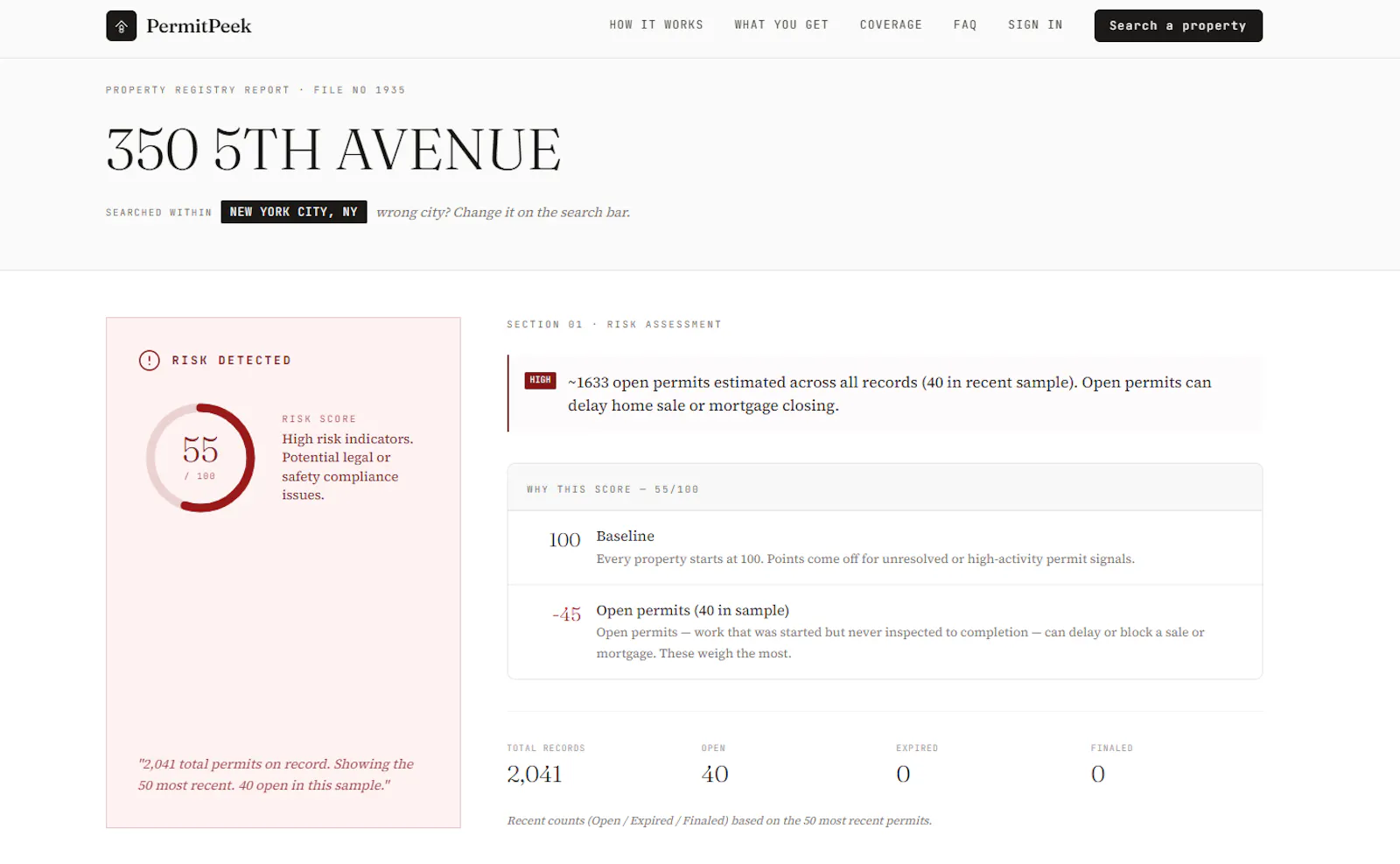 PermitPeek screenshot 2