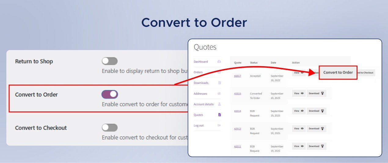B2B Request a Quote for WooCommerce gallery image