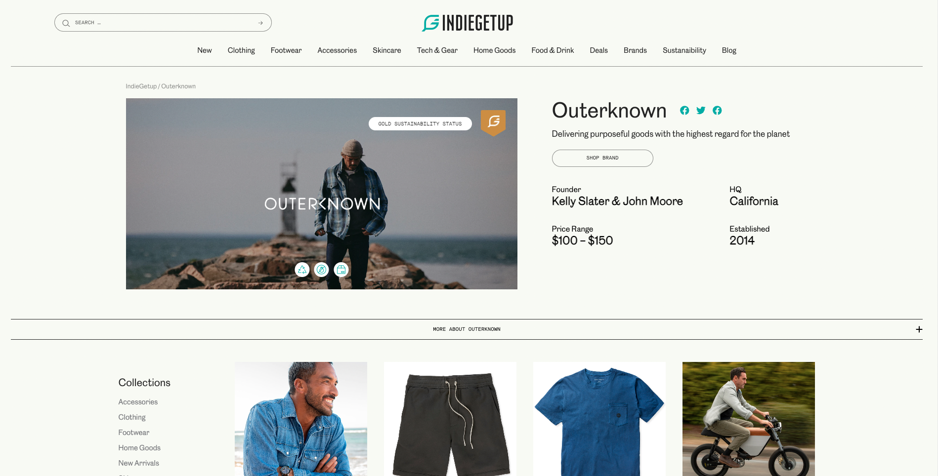 Indiegetup - Рынок № 1 для мужчин, чтобы делать покупки в устойчивости медиа 2