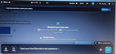 WhisAI - Real Time Interview Copilot gallery image