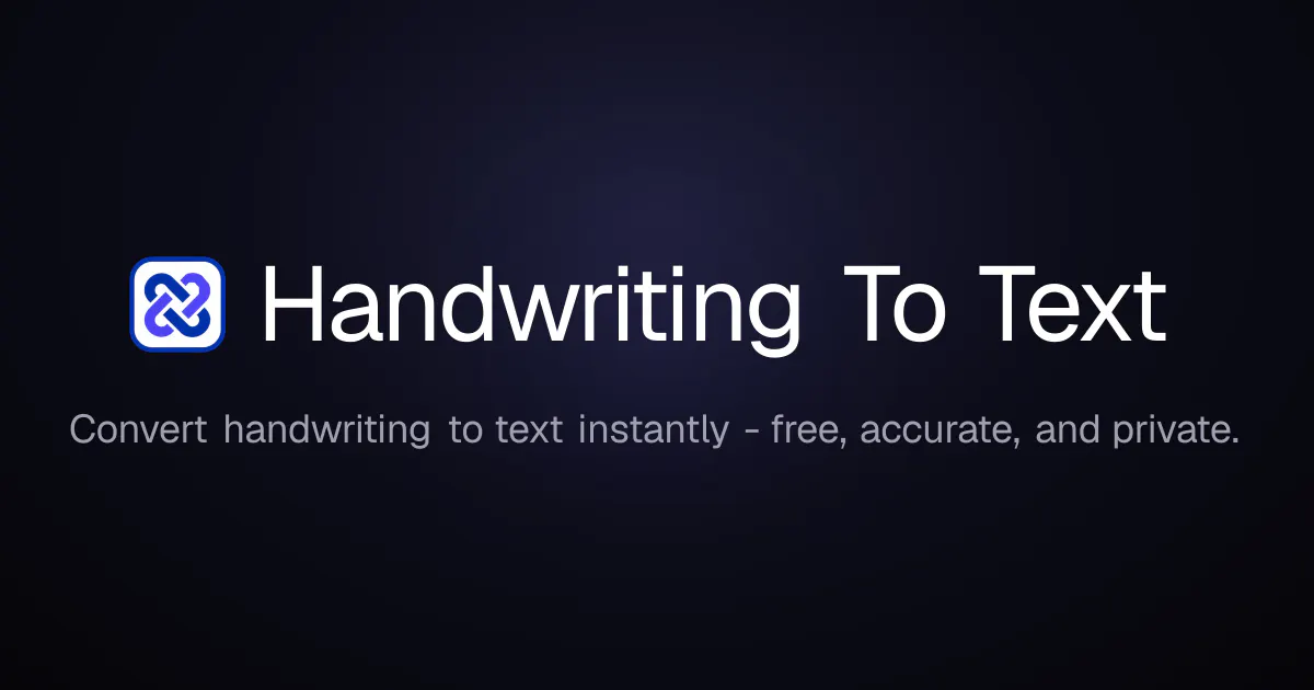 Handwriting To Text gallery image
