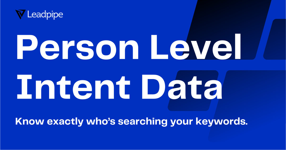 Person-Level Intent Data gallery image