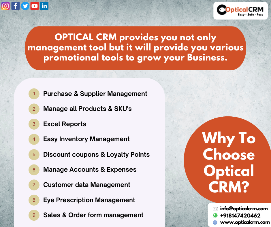 Software óptico CRM media 4