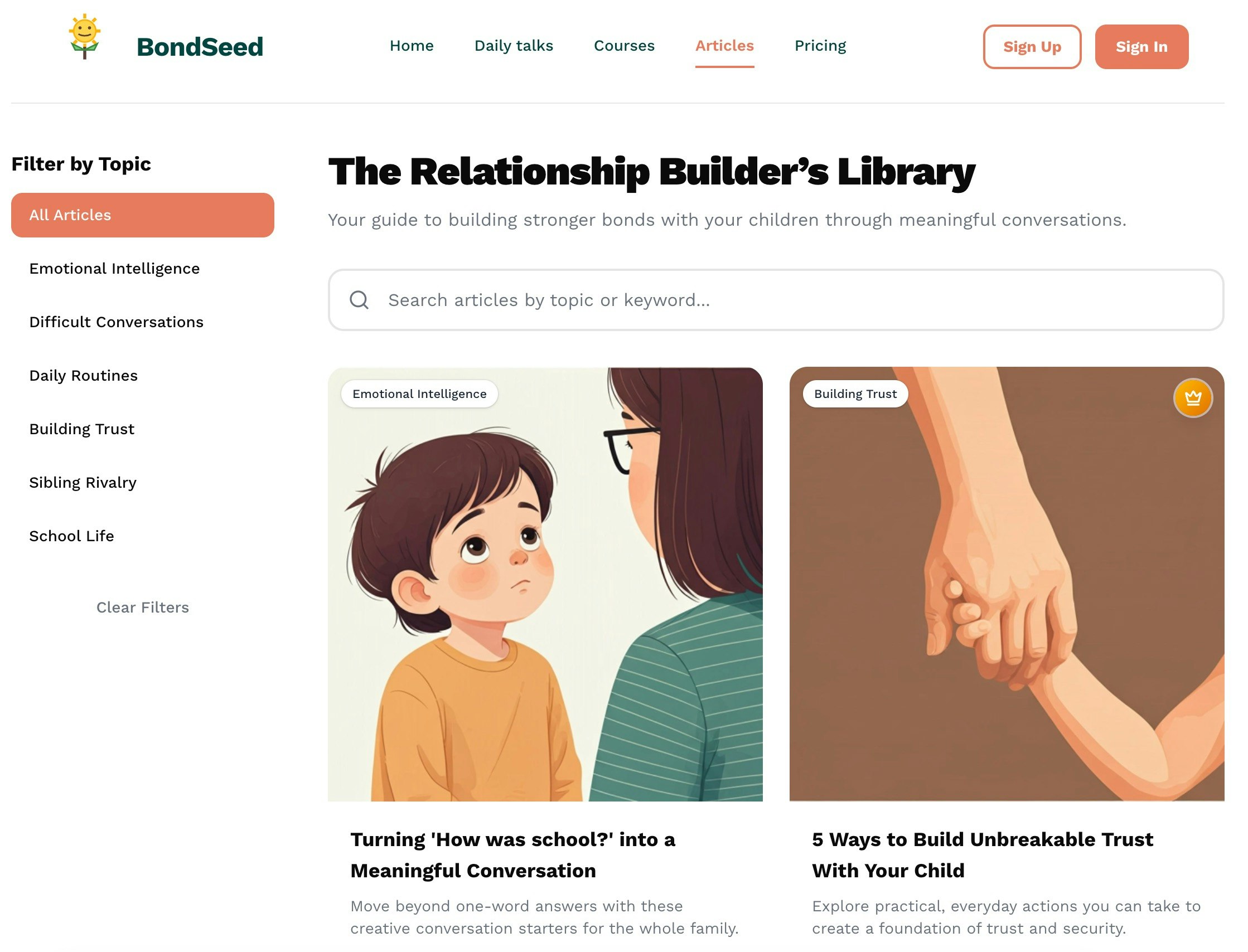 BondSeed - Screenshot 4 showing product features and functionality
