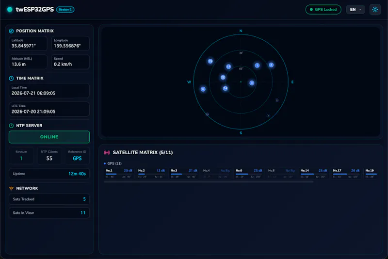 twESP32GPS screenshot 2