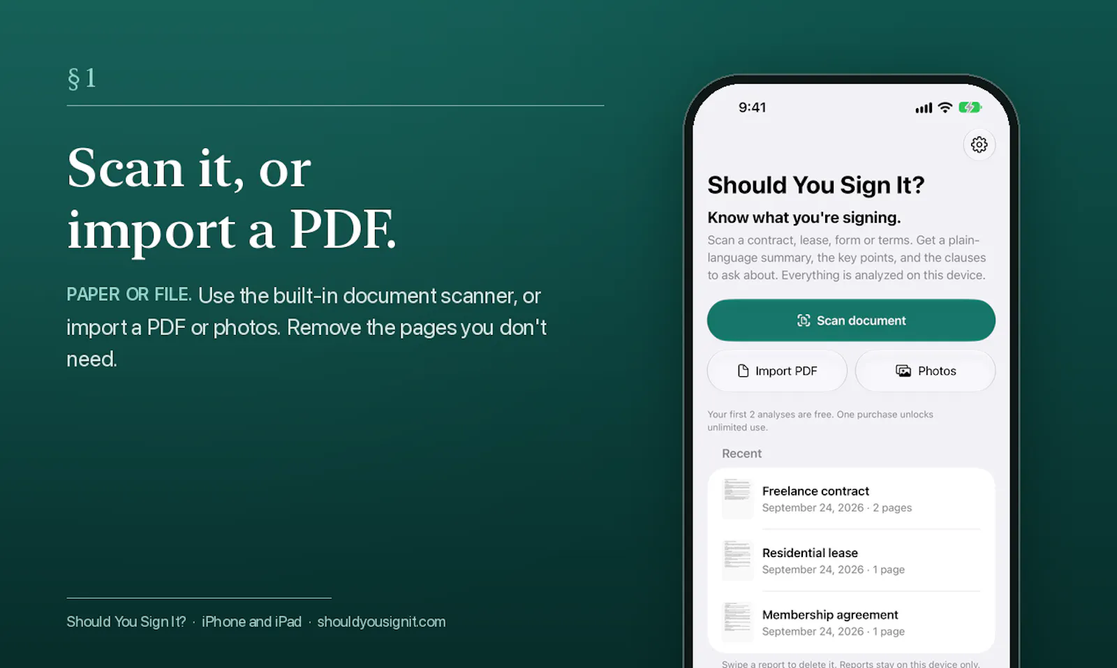 Should You Sign It? screenshot 3
