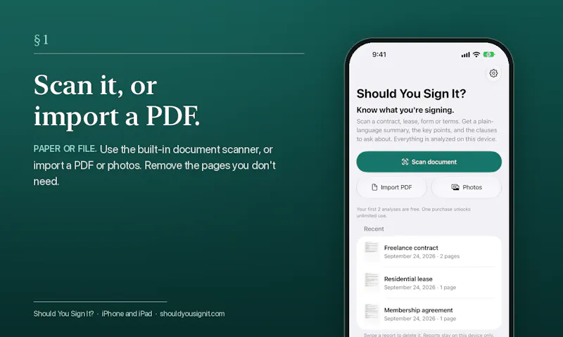 Should You Sign It? screenshot 3
