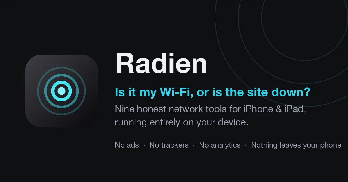 Radien: Network Toolbox gallery image