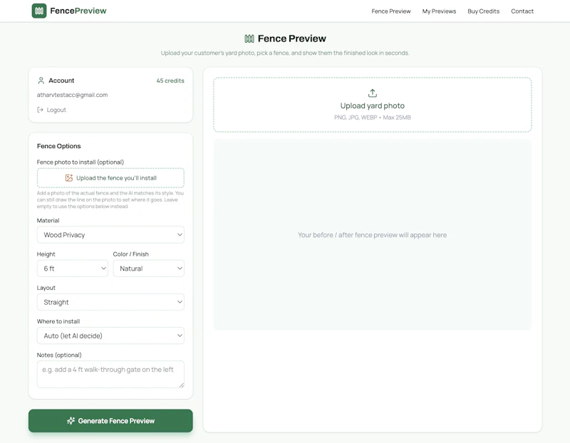 FencePreview screenshot 2