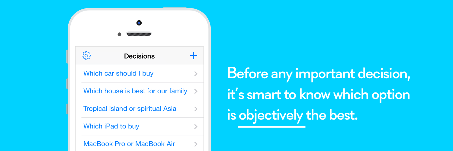 Best Decision - choice making analytics gallery image