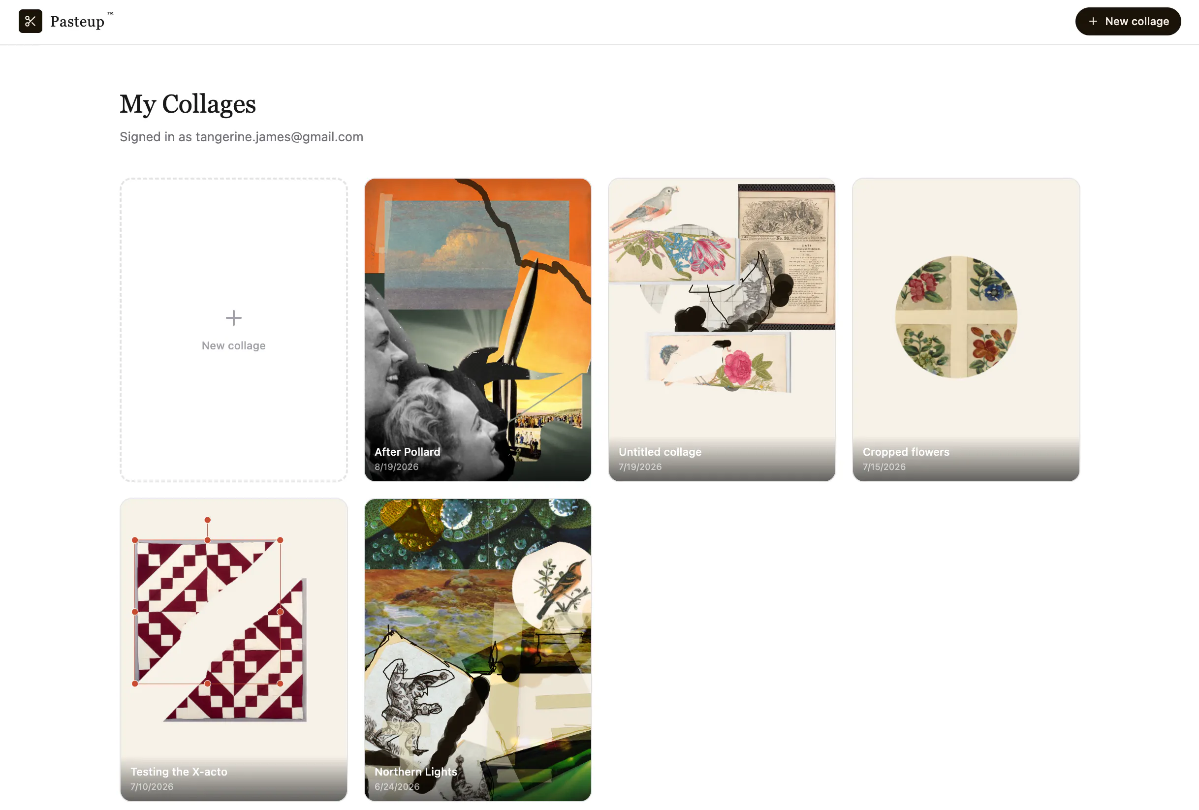 Pasteup — Collage Art Studio screenshot