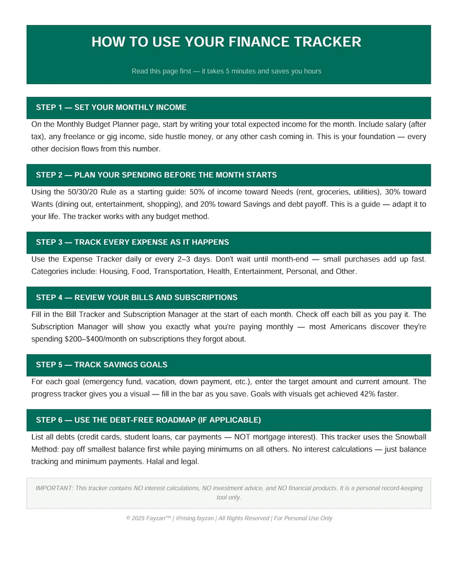Fayzan™ Finance Tracker  screenshot 4
