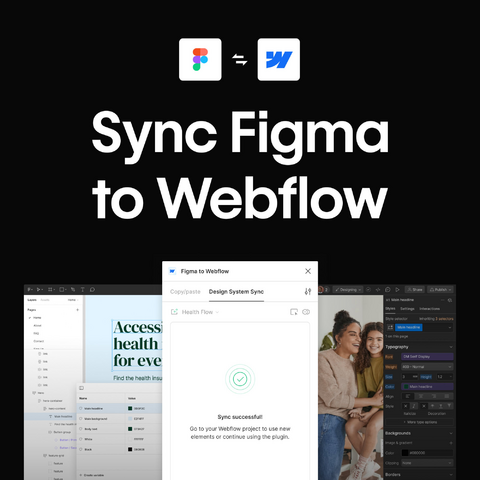 Design System Sync — Figma to Webflow logo