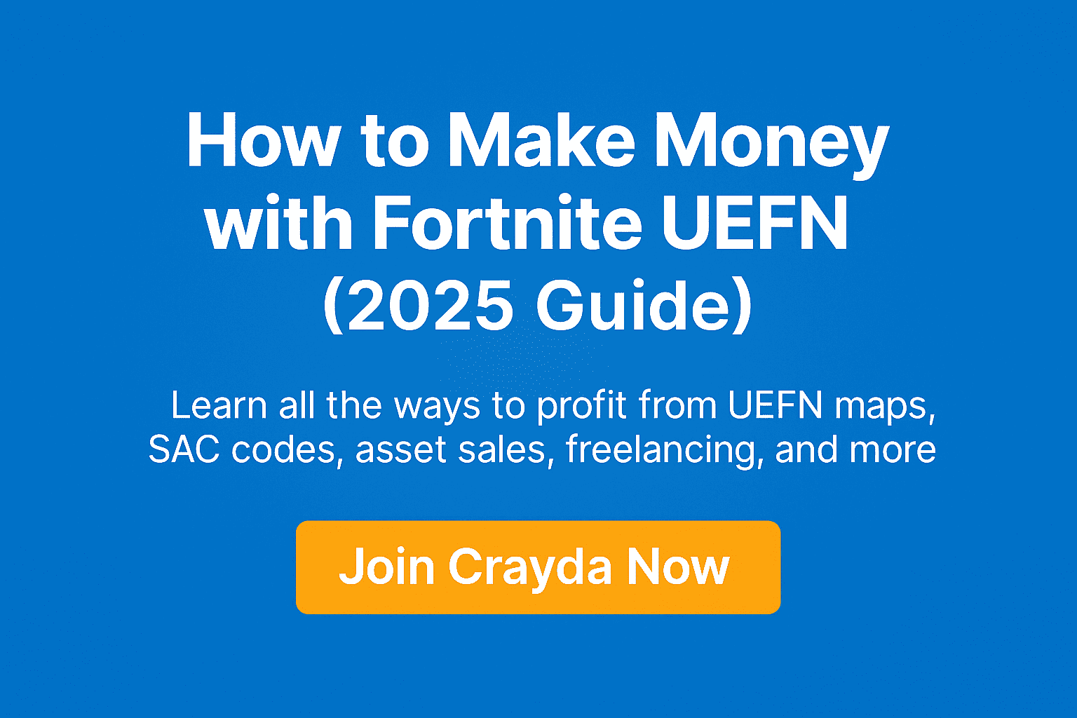 Media Crayda - Pasaran untuk pencipta fortnite uefn 5
