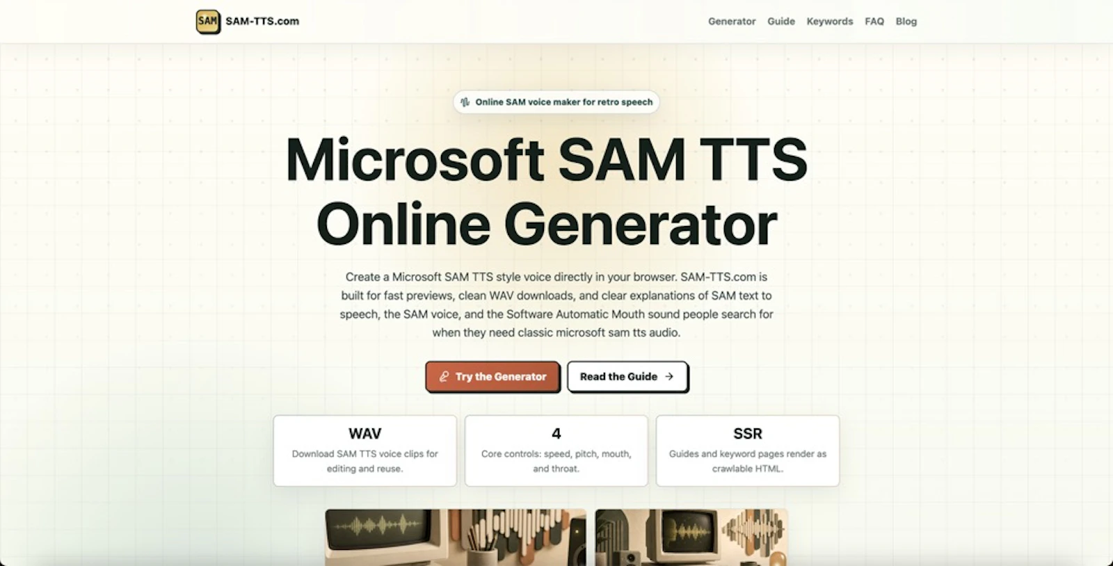 SAM TTS screenshot 1