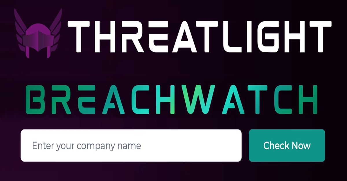 ThreatLight BreachWatch - Main product screenshot demonstrating key features and user interface