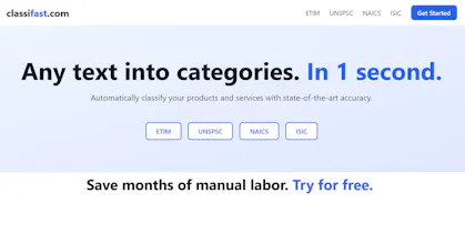 Classifast: Industry codes in 1 second gallery image