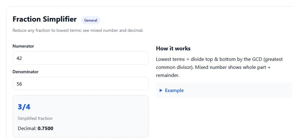 EasyMathsTools — Simple Calculators gallery image