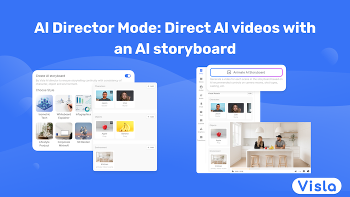 Visla AI Director Mode产品图