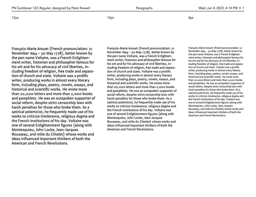Font Proofer media 4