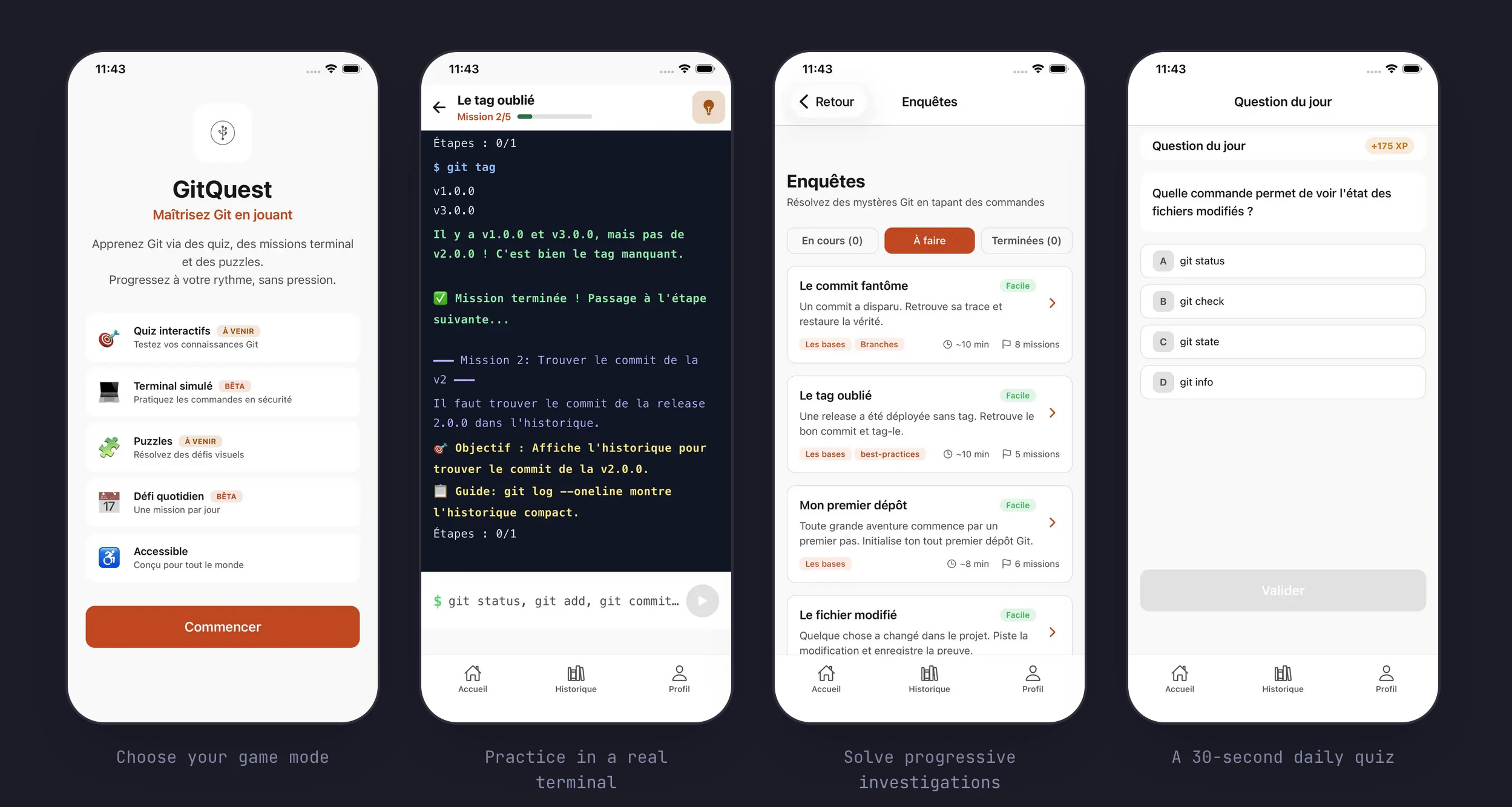 GitQuest screenshot 1