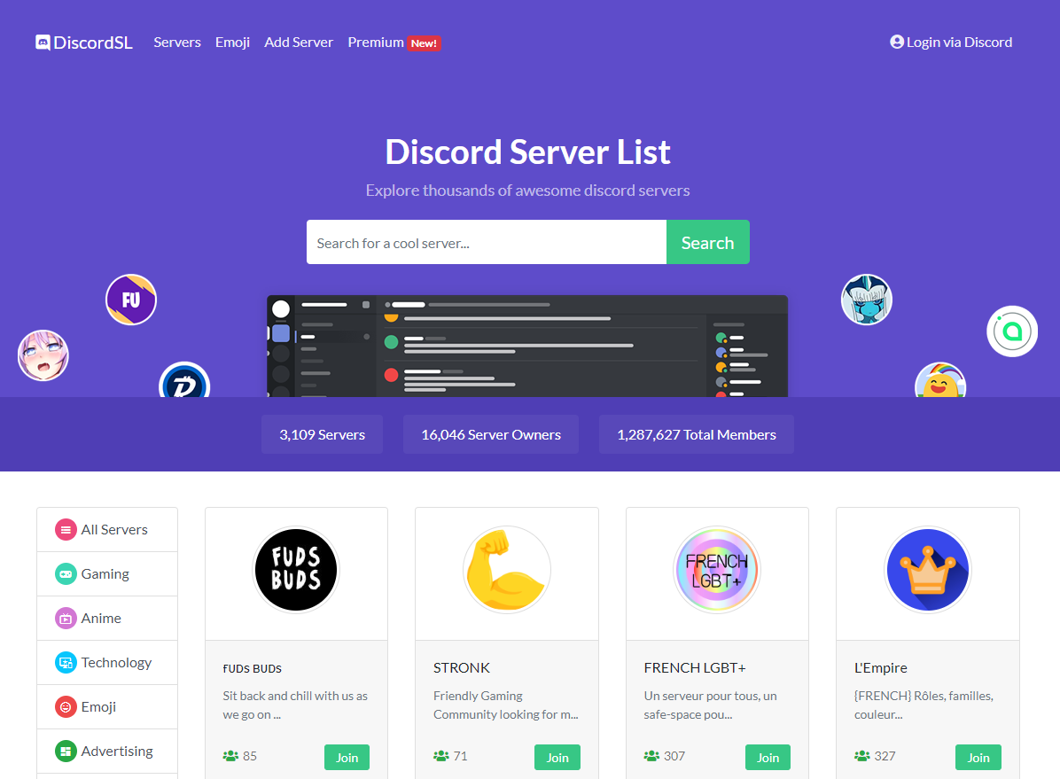 GitHub - theADAMJR/DList: Best Discord server list (with multicoloured  rockets).