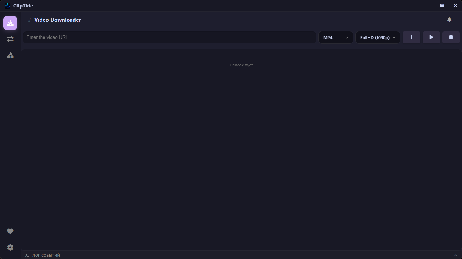 ClipTide — Free 4K Video Downloader - Main product screenshot demonstrating key features and user interface