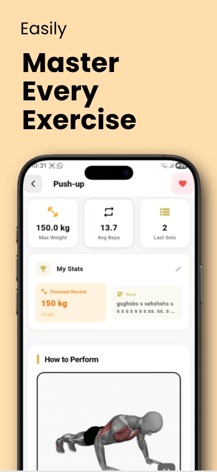 Light Weight App - Screenshot 2 showing product features and functionality