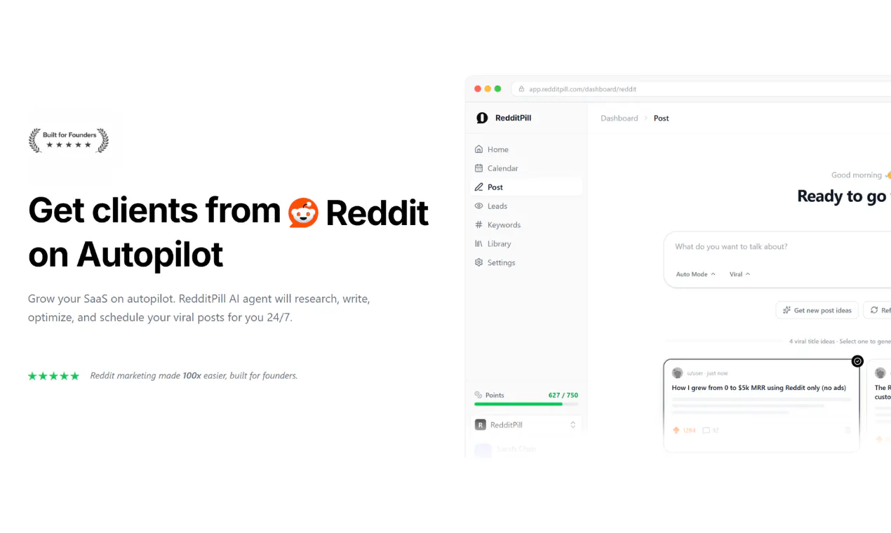 RedditPill 项目横幅