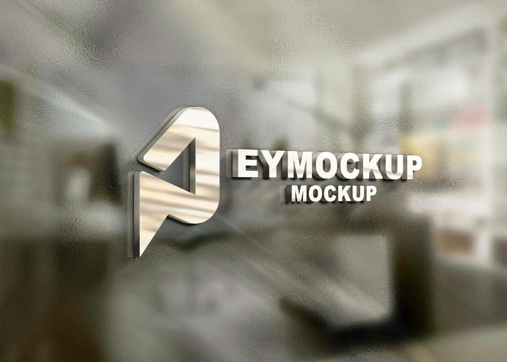 Free 3D Logo Mockup Collection gallery image