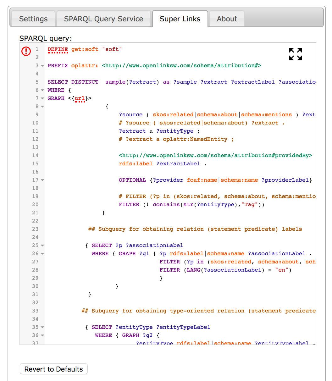 OpenLink Structured Data Sniffer Browser Extension gallery image