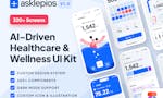asklepios UI Kit: AI Health Wellness App image