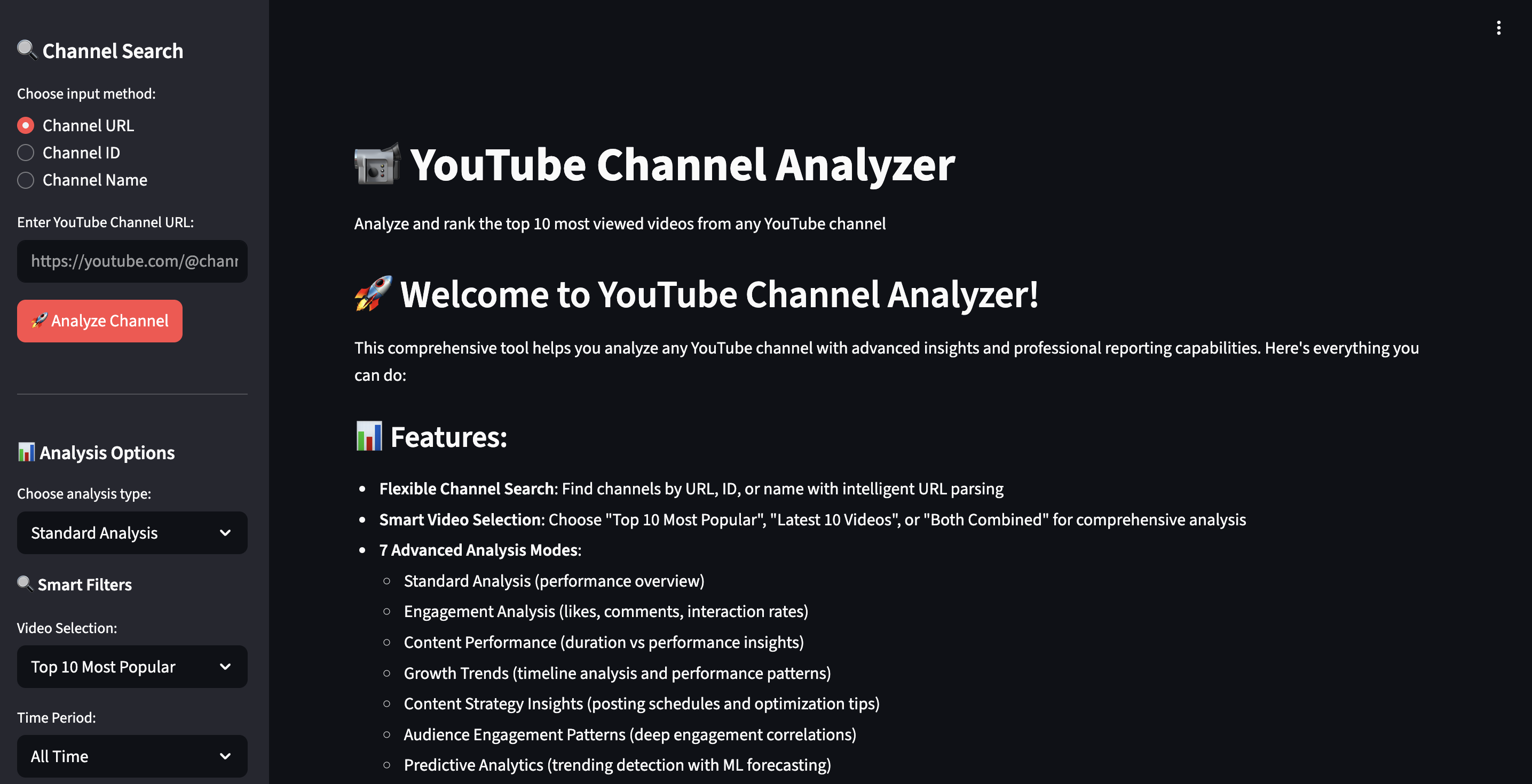 FreetubemetricSyoutube -kanaalanalysator - YouTube -kanaalanalysator media 1
