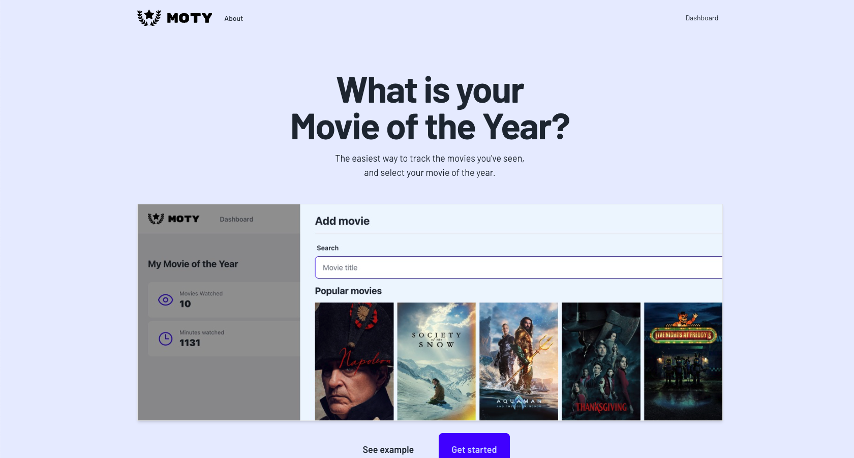 startuptile MOTY-What is your movie of the year?