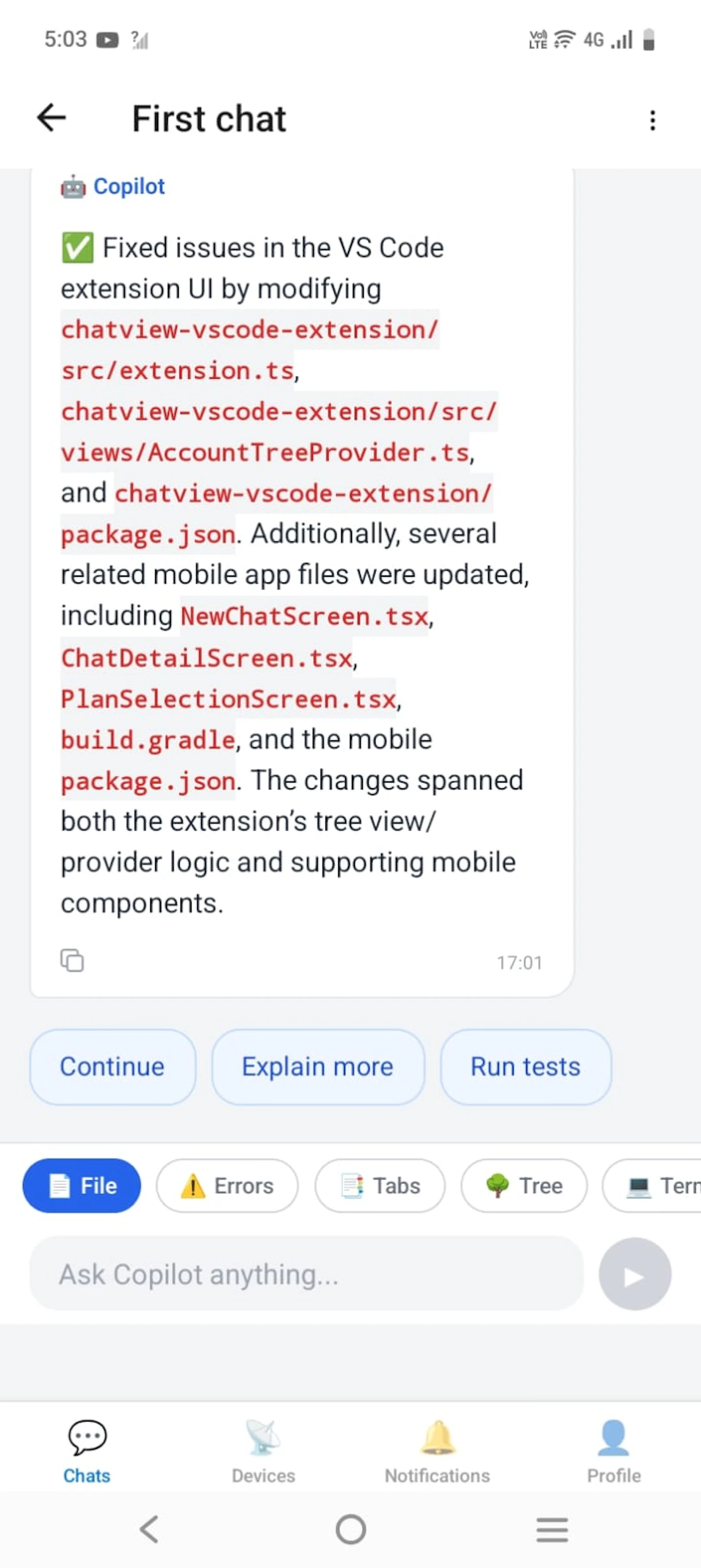 ChatView screenshot 3