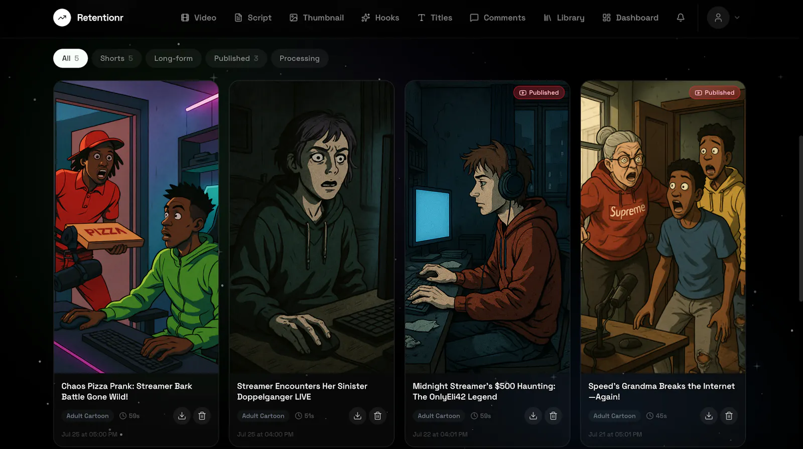 Retentionr screenshot 3
