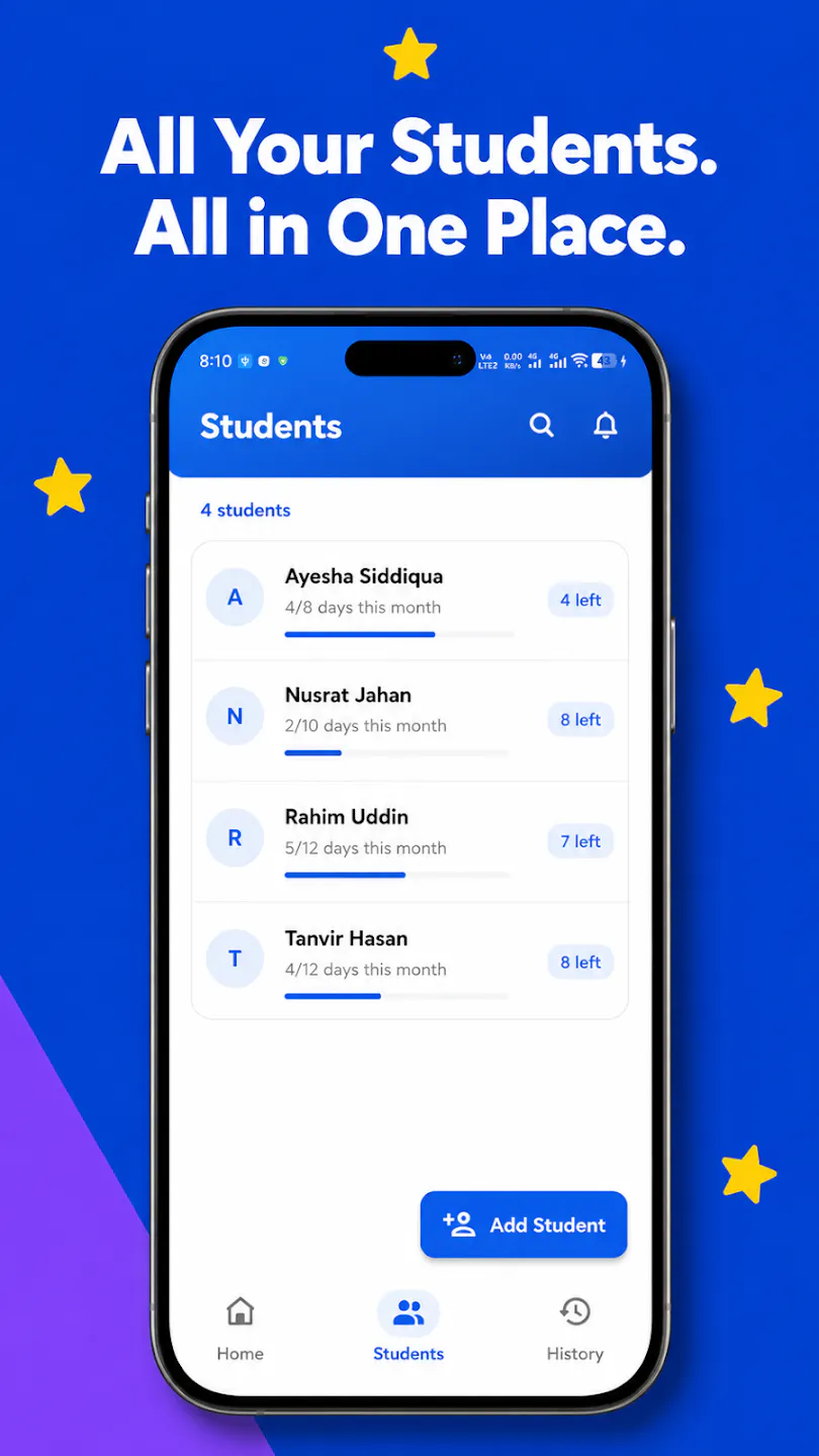 Tuition Tracker: Attendance gallery image