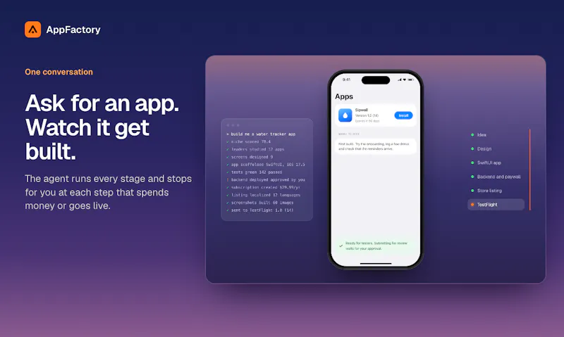 AppFactory screenshot 2