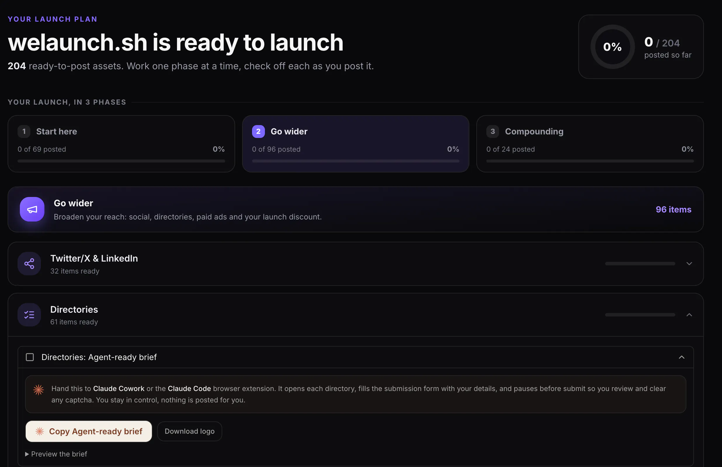 welaunch.sh gallery image