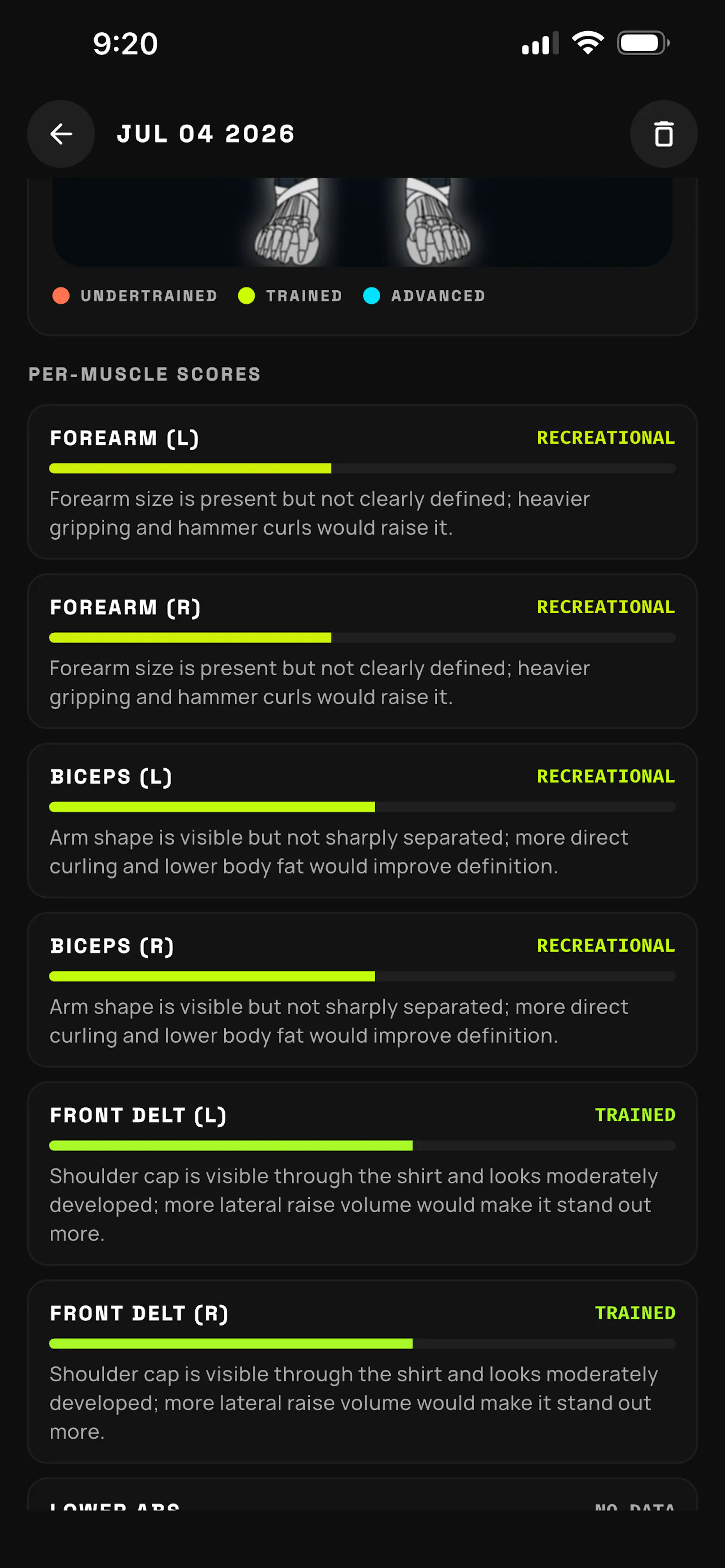 Kinetic Ai coach screenshot 9