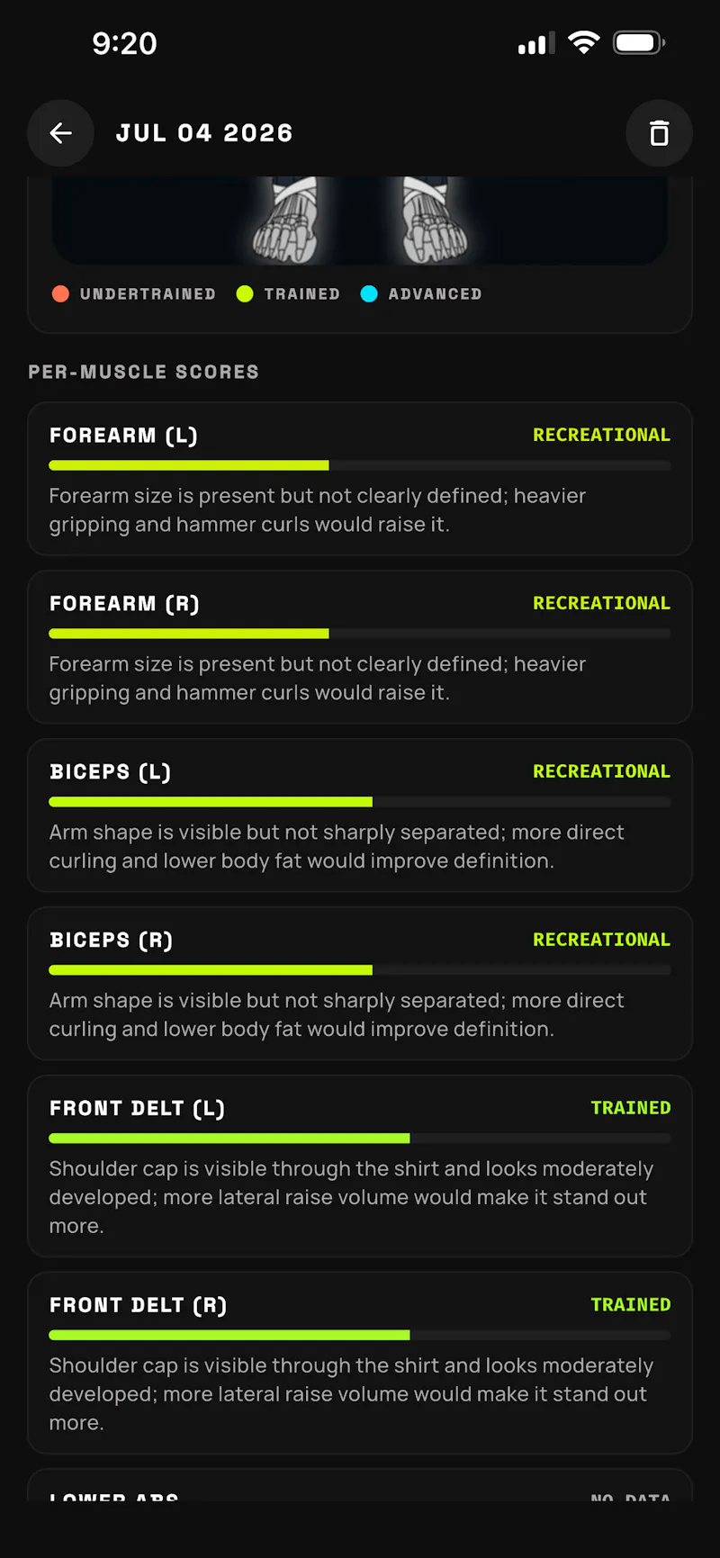 Kinetic Ai coach screenshot 9