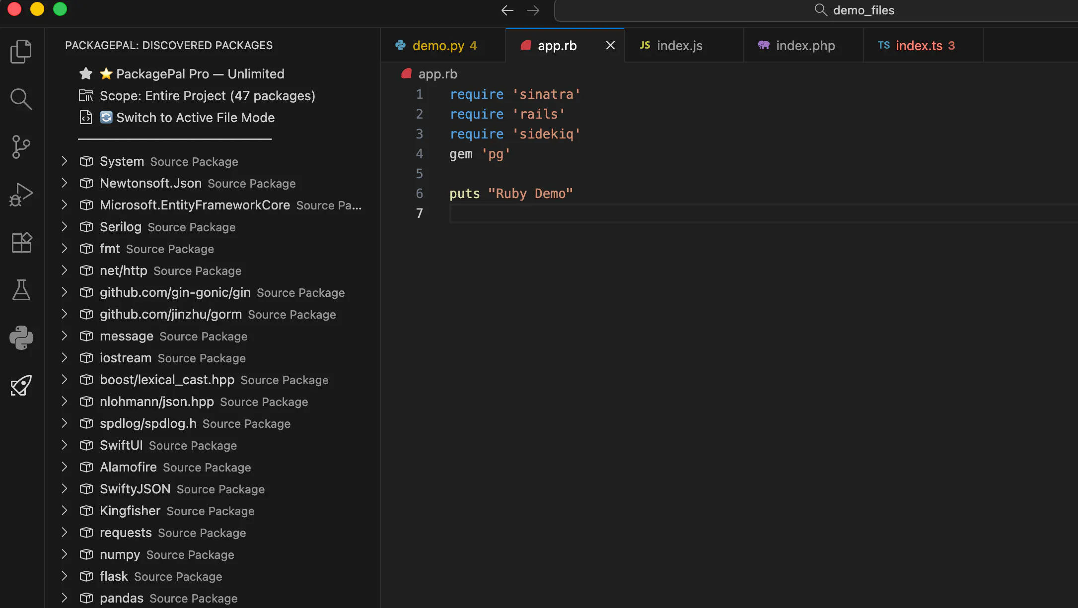 Package Pal for VS Code gallery image