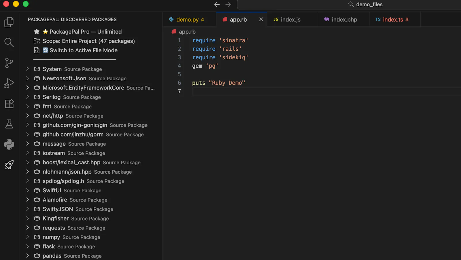 Package Pal for VS Code screenshot 8
