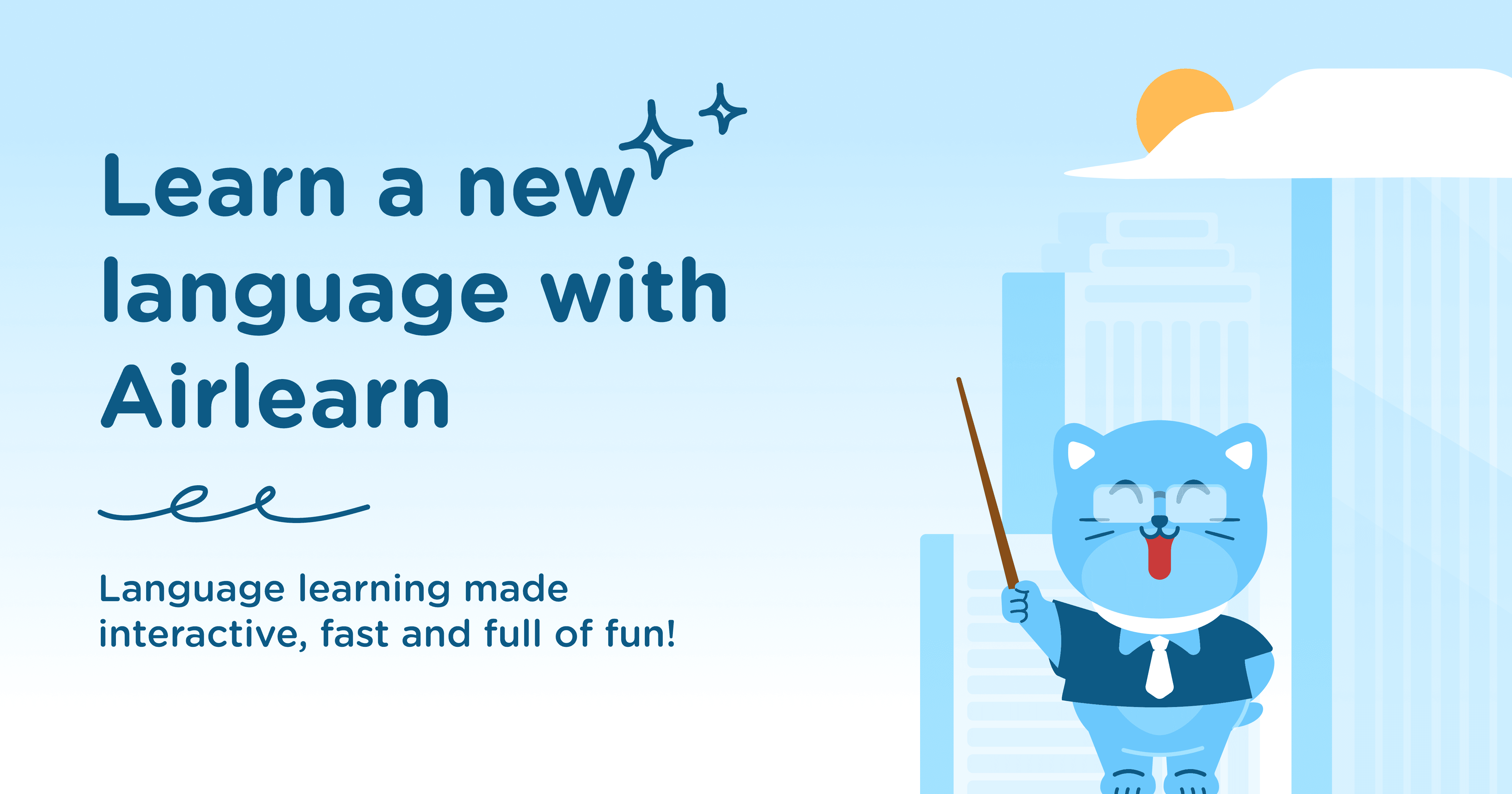 Airlearn - Main screenshot showing features and interface